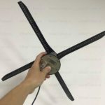 голографический вентилятор с 4 лопастями